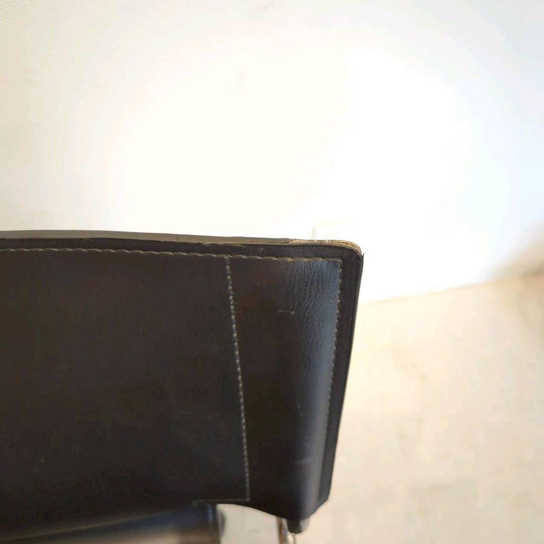 デスクチェア　ワーキングチェア　黒　昇降椅子　キャスター