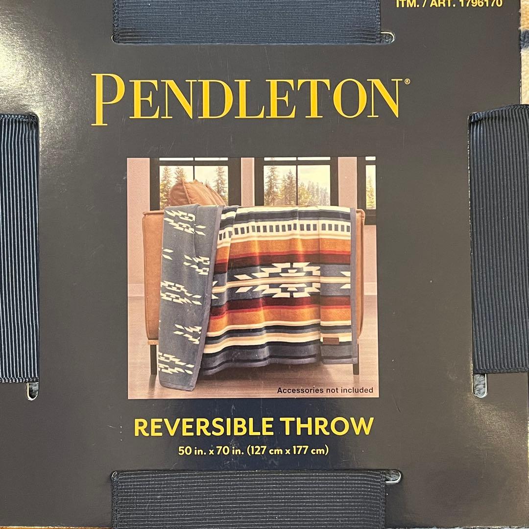 ペンドルトン リバーシブル ブランケット 毛布 ひざ掛け 2点セット