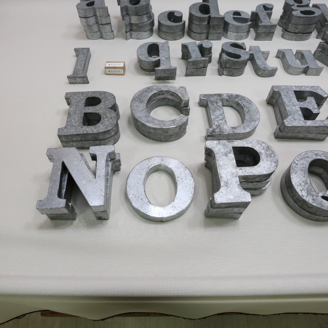 ブリキ箱文字　英数　大小　02017