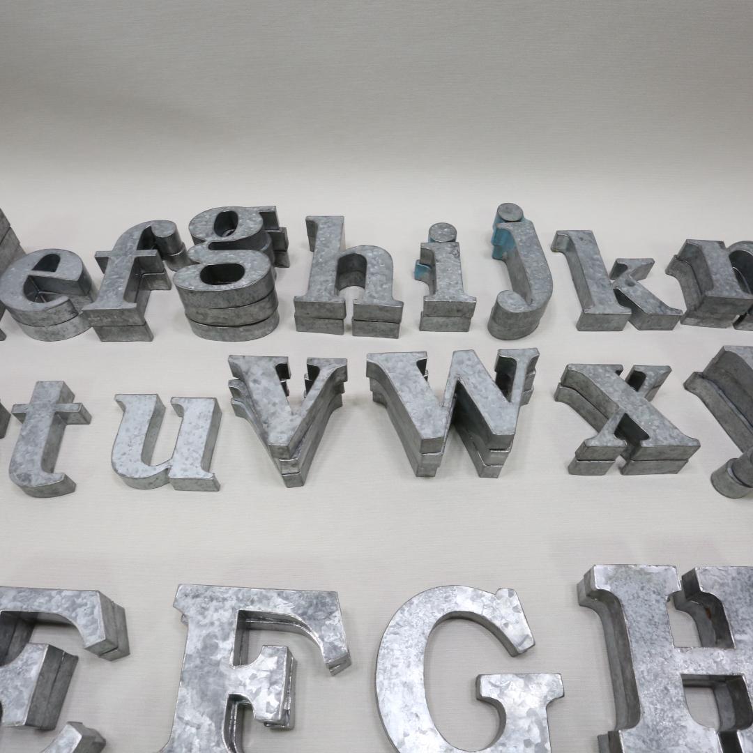 ブリキ箱文字　英数　大小　02017