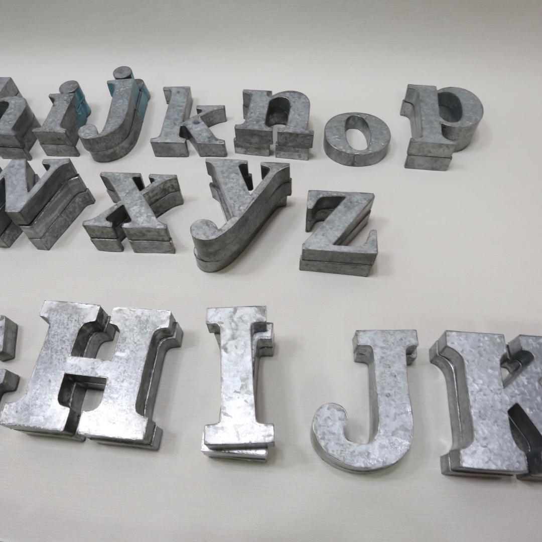 ブリキ箱文字　英数　大小　02017