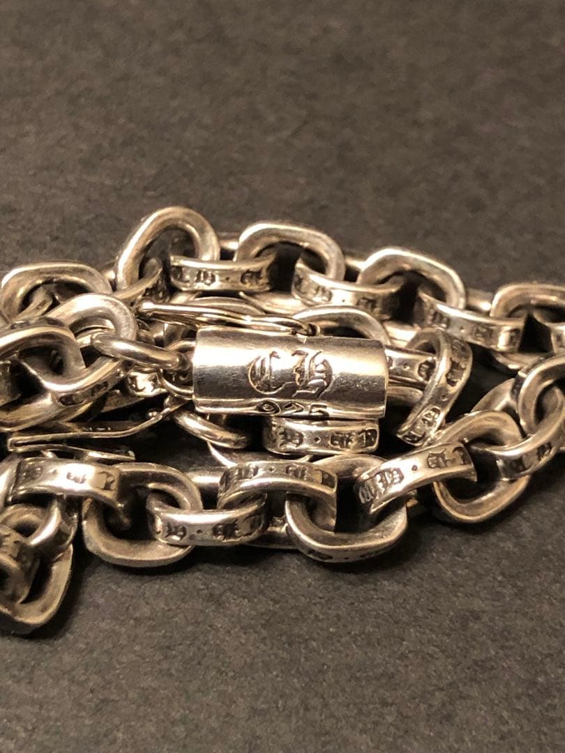 クロムハーツ　定番人気ペーパーチェーンブレスレット　正規ユナイテッドアローズ購入