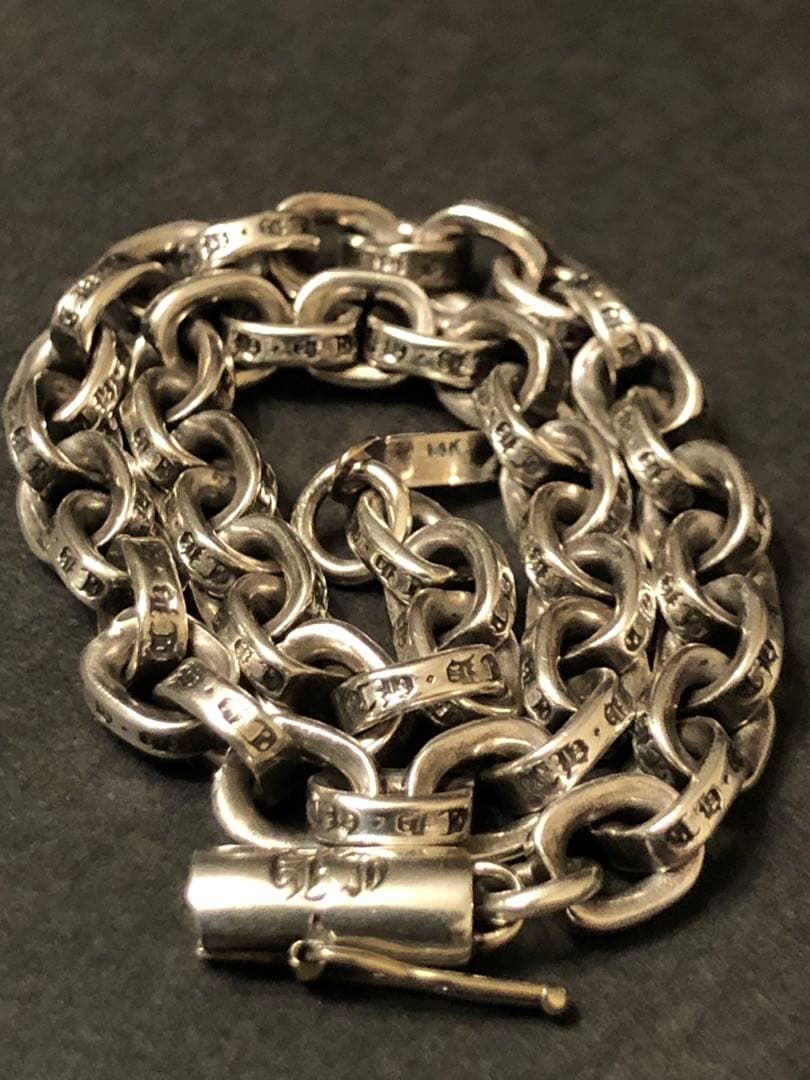 クロムハーツ　定番人気ペーパーチェーンブレスレット　正規ユナイテッドアローズ購入