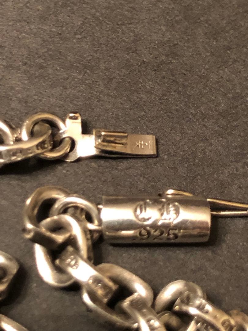 クロムハーツ　定番人気ペーパーチェーンブレスレット　正規ユナイテッドアローズ購入