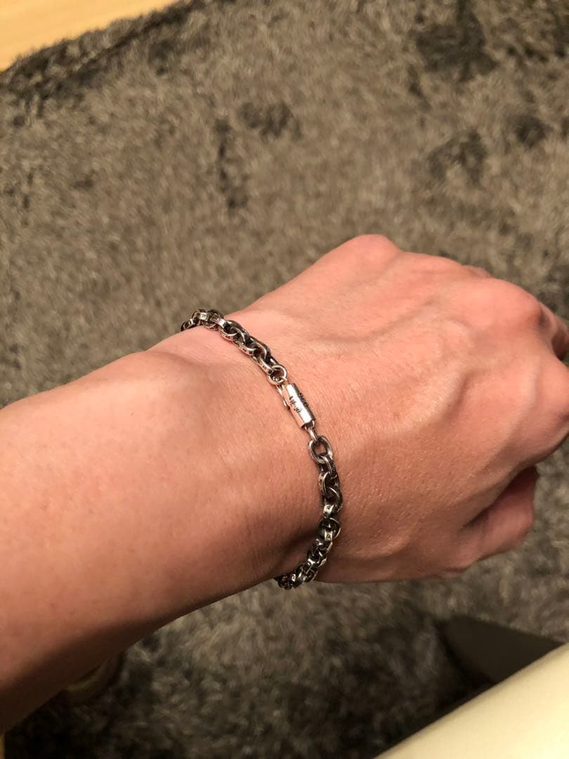 クロムハーツ　定番人気ペーパーチェーンブレスレット　正規ユナイテッドアローズ購入