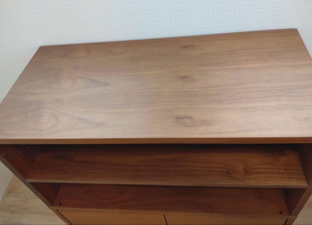 無印良品　ウォールナット　キャビネット