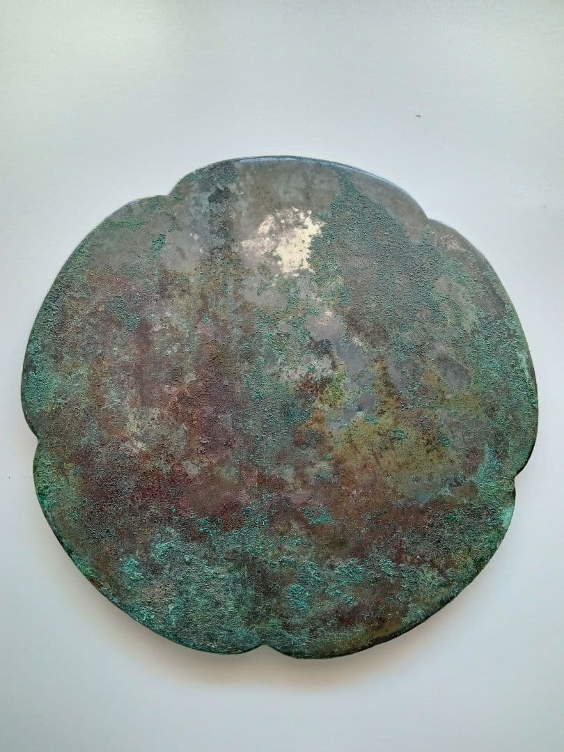 和鏡（古鏡）　瑞花鴛鴦五花鏡　平安時代