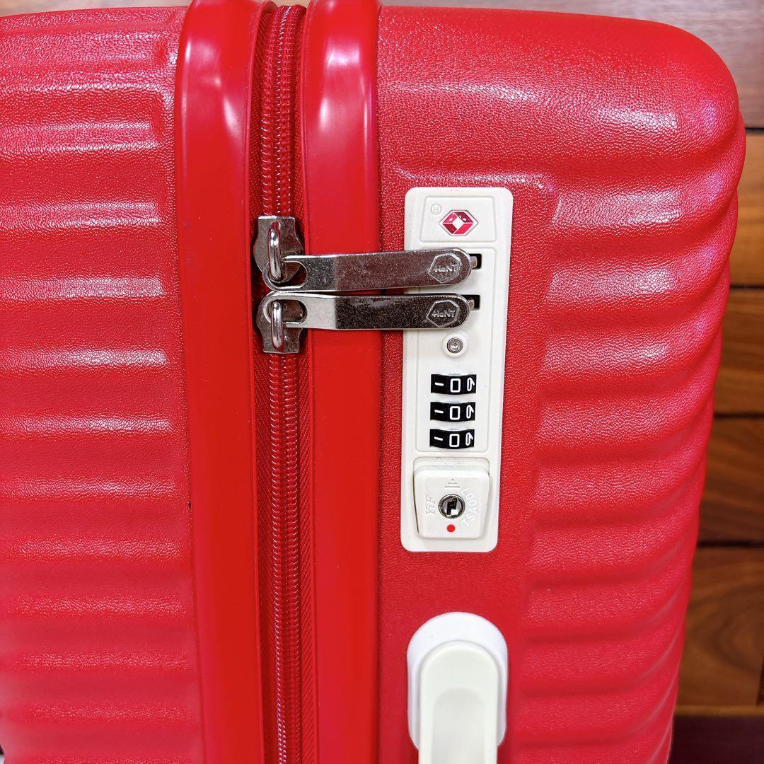 美品♪ エース ace HaNT ハント マイン スーツケース アネモネレッド