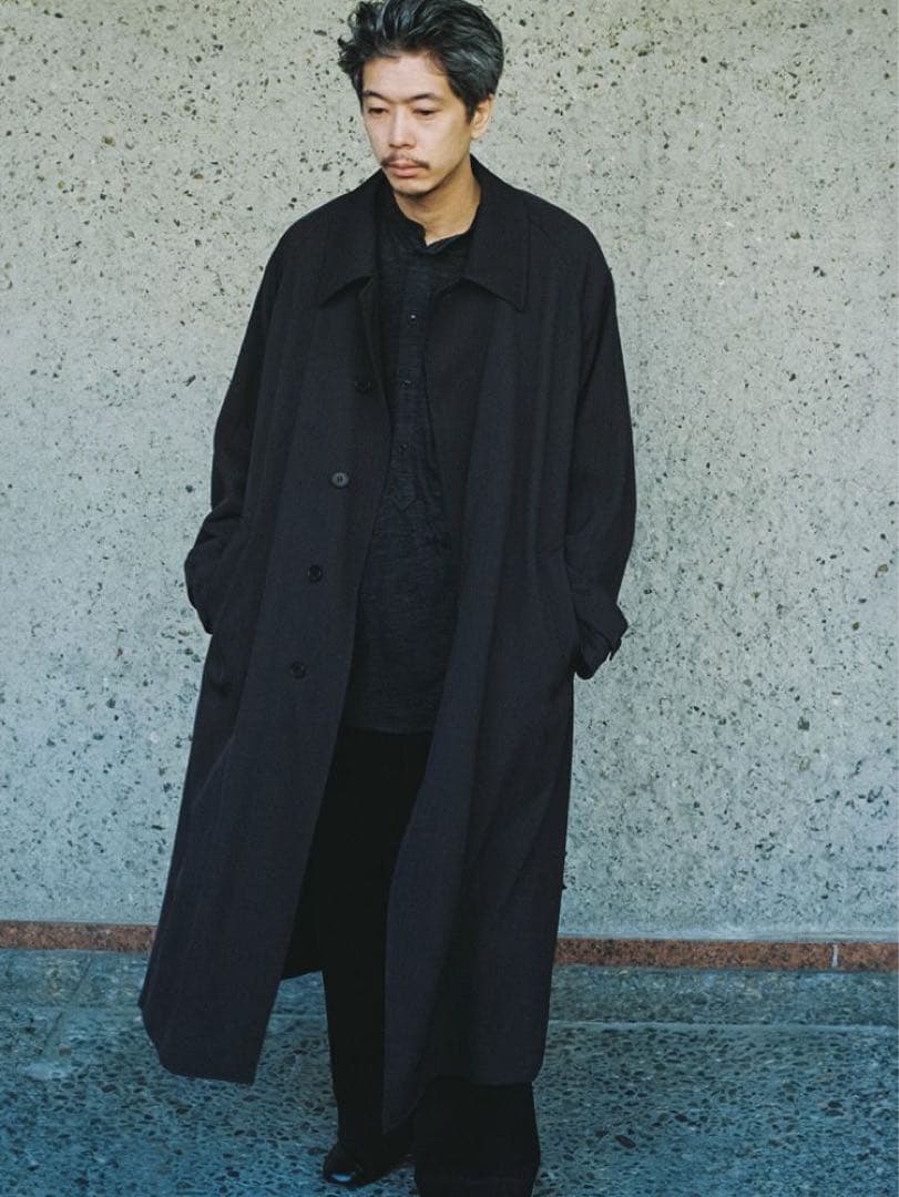【LIDNM リドム】KERSEY BALMACAAN COAT sstein