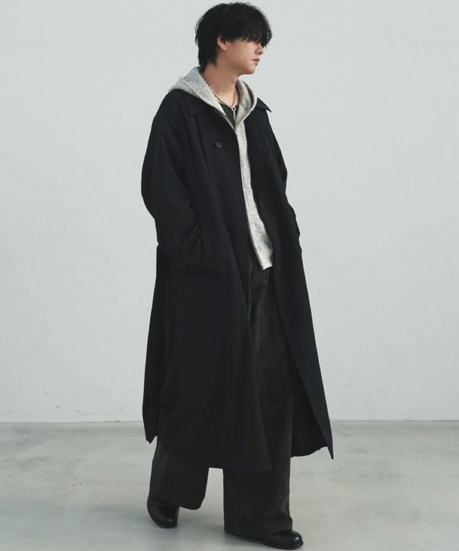 【LIDNM リドム】KERSEY BALMACAAN COAT sstein