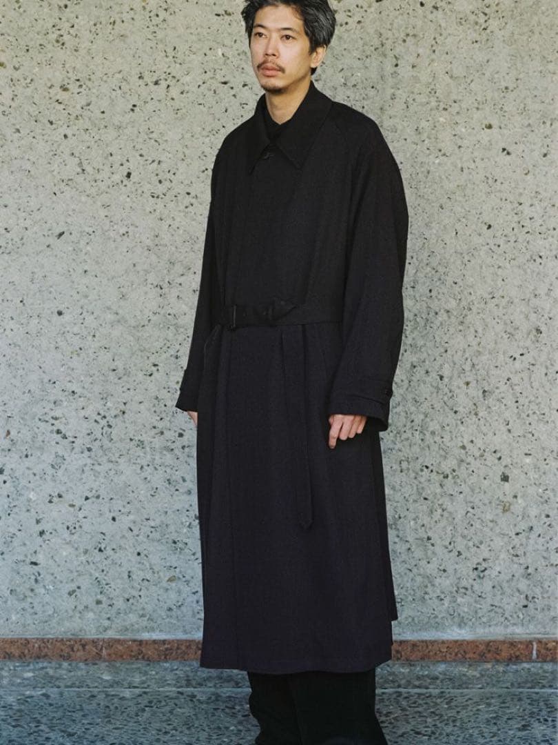 【LIDNM リドム】KERSEY BALMACAAN COAT sstein