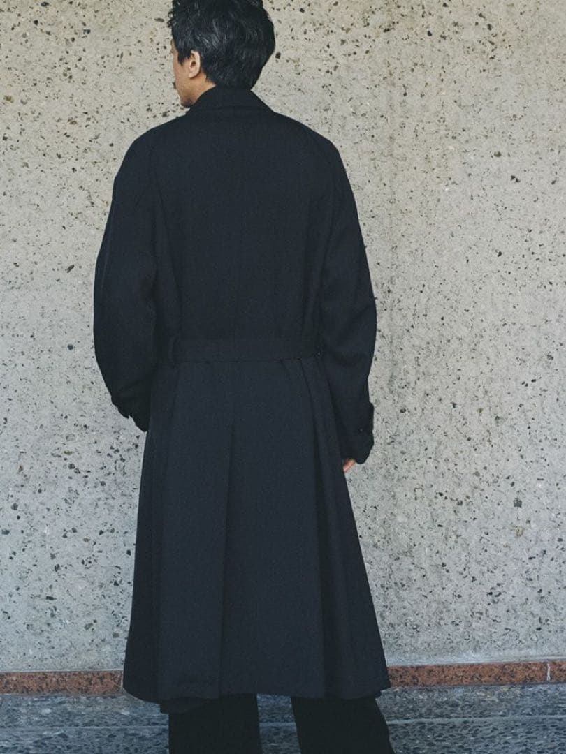 【LIDNM リドム】KERSEY BALMACAAN COAT sstein