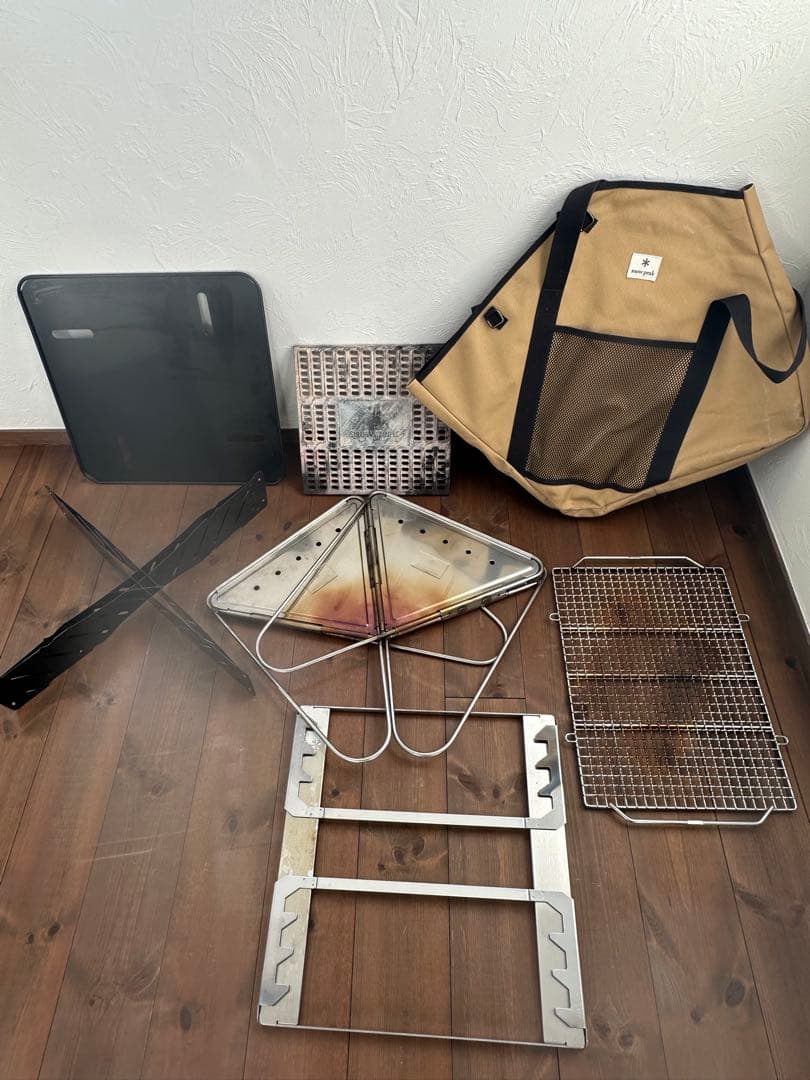 大変お得☆ peak 焚き火台L グローブ　テーブル除く