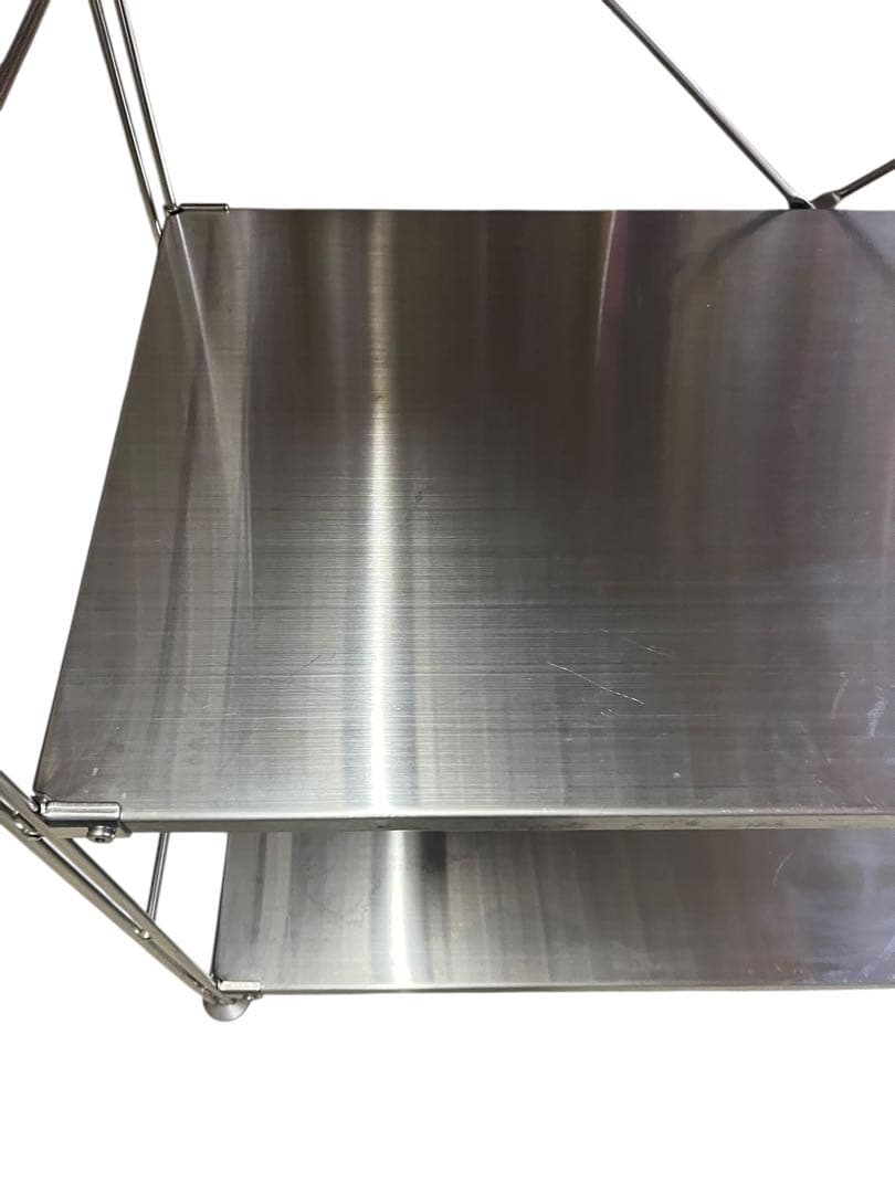 無印良品ステンレスユニットシェルフ棚セット