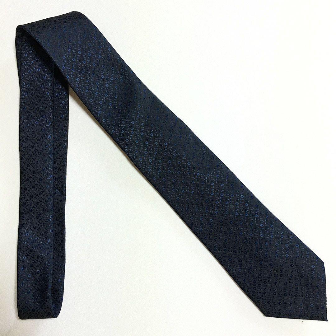 未使用級 ルイヴィトン Louis Vuitton ネクタイ ジャガード