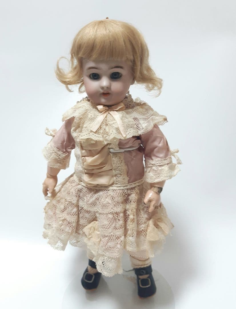 アンティーク ビスクドール DEP ジュモー / 着せ替えドレス+ウィッグ付き