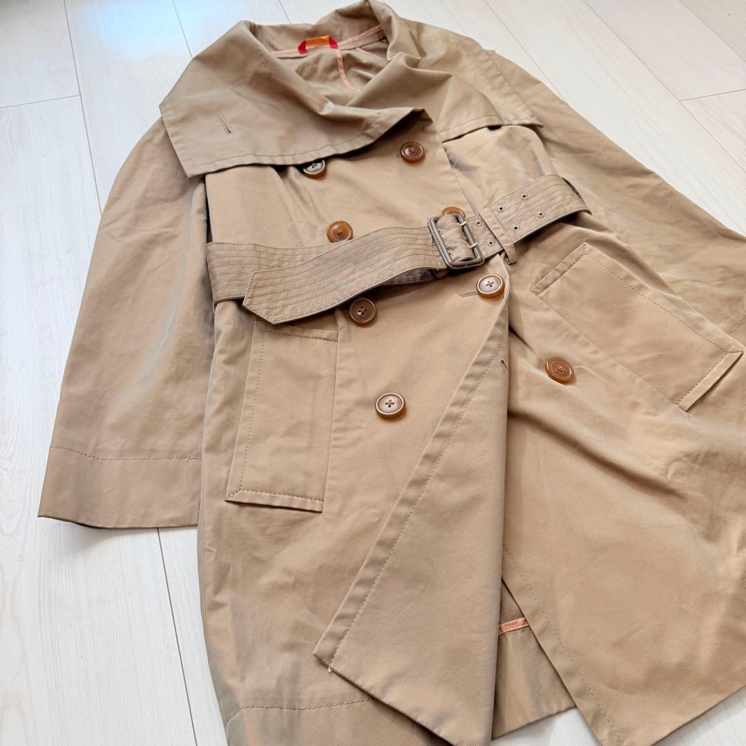 希少✨ ヴィヴィアンウエストウッド　女優襟　変形トレンチコート　ビッグカラー