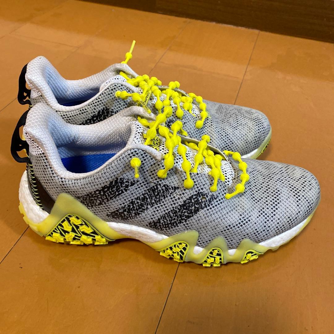 adidas ゴルフシューズ グレー/イエロー