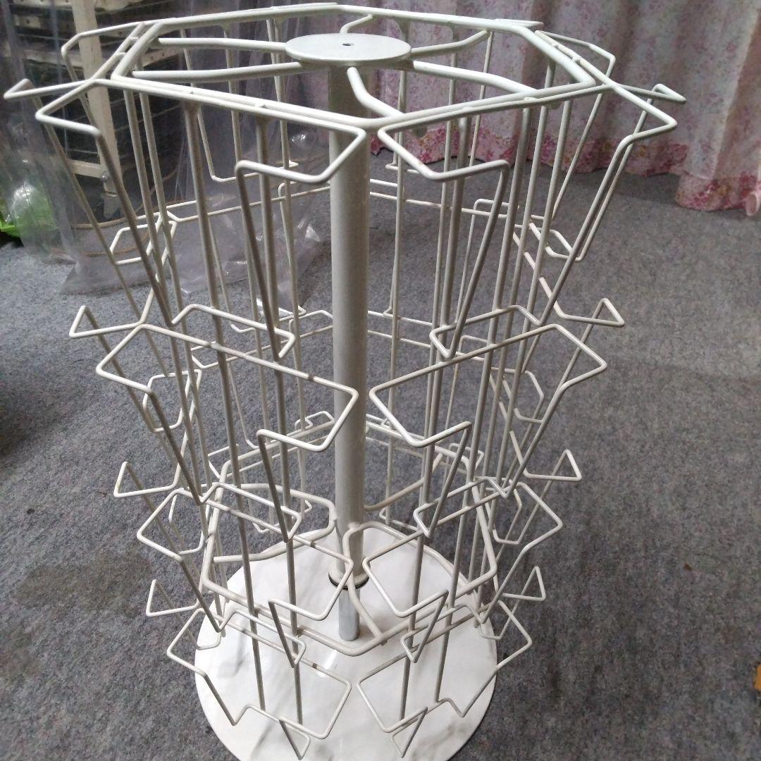 業務用、卓上ポストカード ラック。カードは付いておりません。４段６面