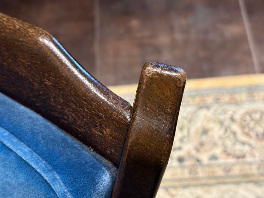 karimoku オールドカリモク デスクチェア ファブリック ビンテージ In