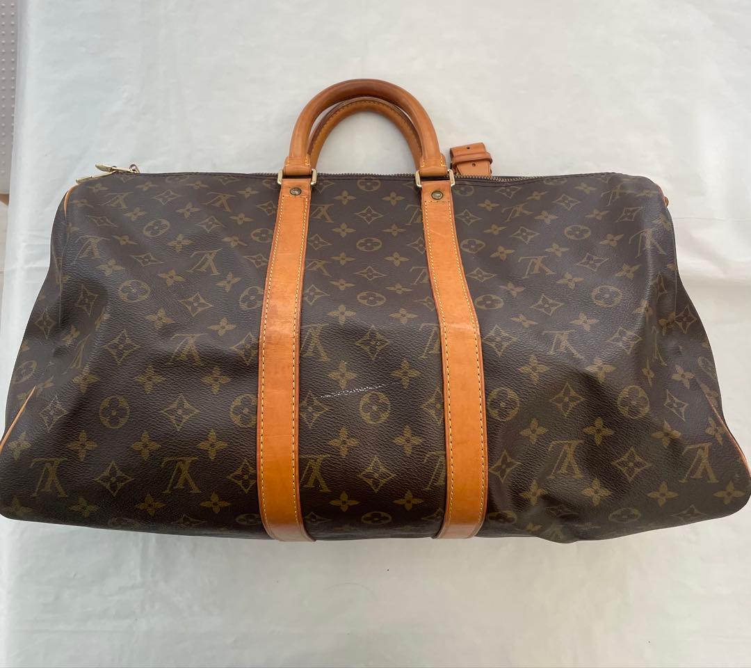 ❷ルイ・ヴィトン キーポル45 モノグラム ハンドバッグ 旅行バッグ
