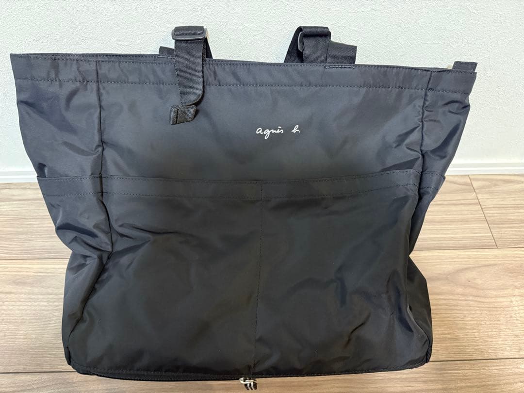 アニエスベー　agnès b. ロゴ ペアレンツバッグ マザーズバッグ