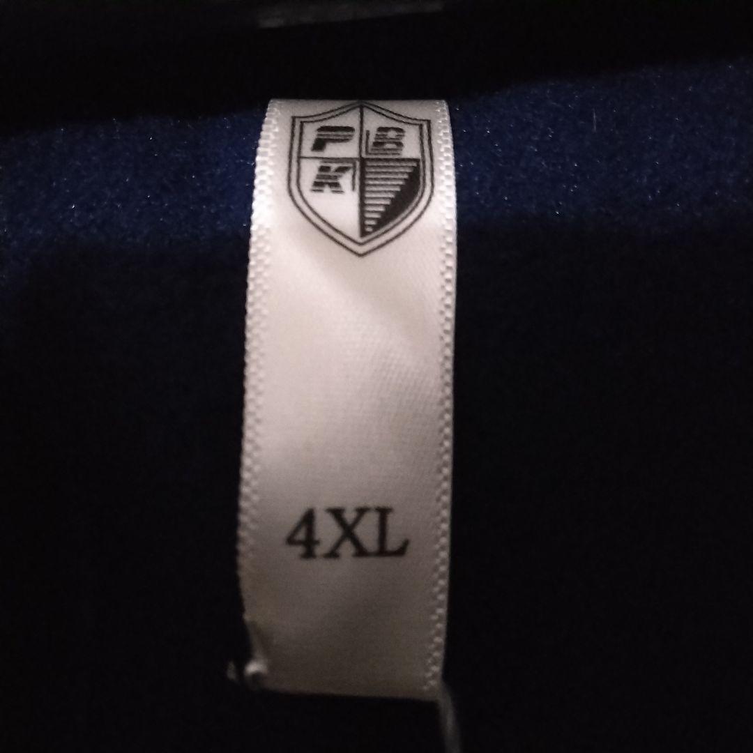 P K BミドルチェスターコートＬロイヤルブルー中肉軽量未使用品