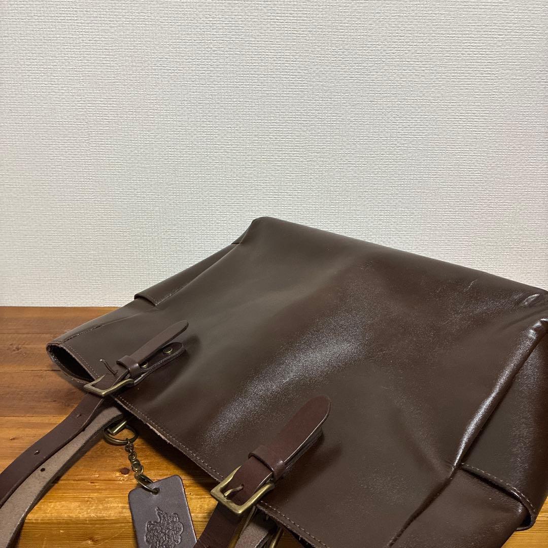 【美品】zeha ツェハ　本革　A4収納 肩掛け可　トートバッグ　ビジネスバッグ