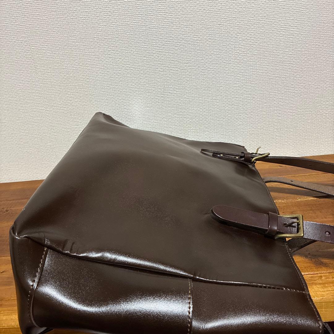 【美品】zeha ツェハ　本革　A4収納 肩掛け可　トートバッグ　ビジネスバッグ