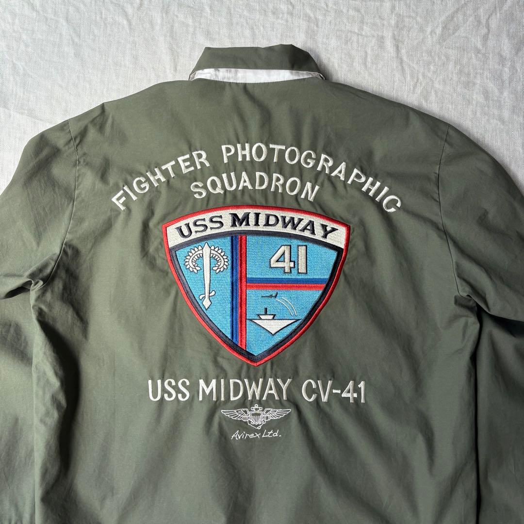 美品 AVIREX アヴィレックス リバーシブル スーべニアジャケット XL