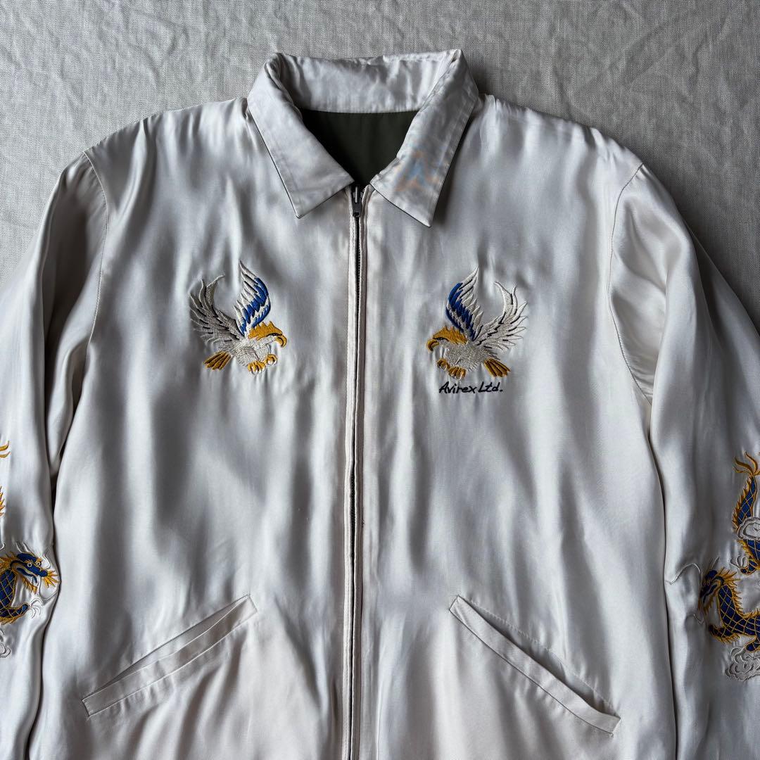 美品 AVIREX アヴィレックス リバーシブル スーべニアジャケット XL