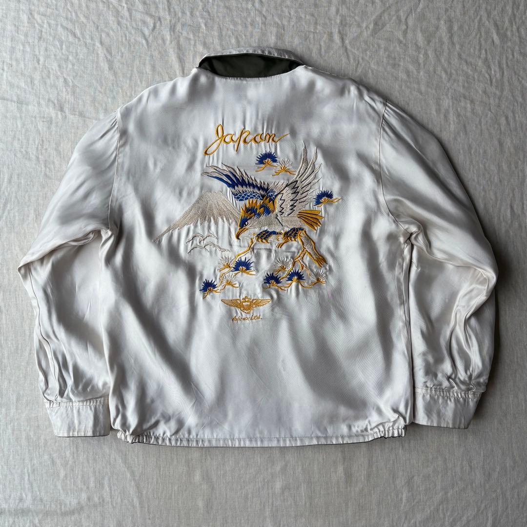 美品 AVIREX アヴィレックス リバーシブル スーべニアジャケット XL