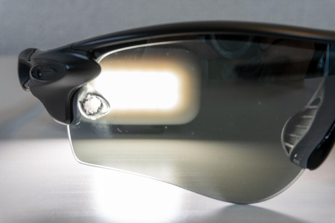 オークリーレーダーロックPRIZM IRIDIUM　5.56mm弾跡