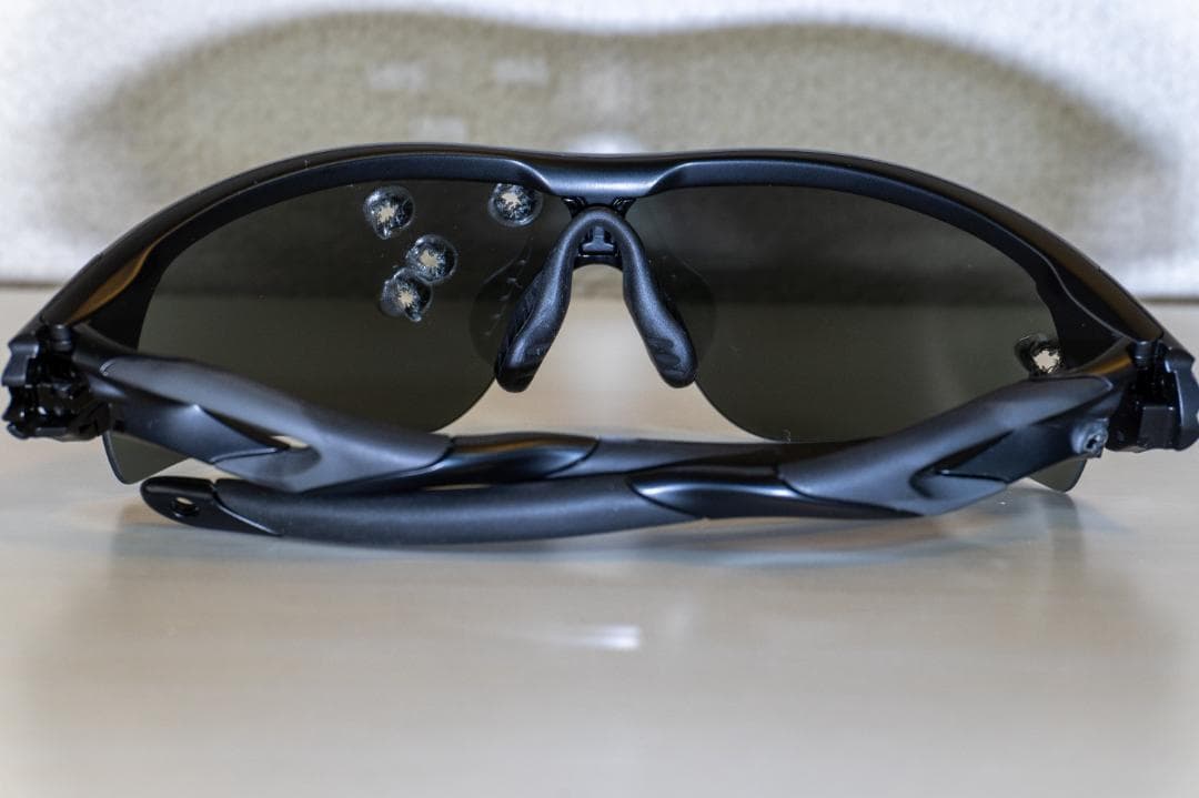 オークリーレーダーロックPRIZM IRIDIUM　5.56mm弾跡