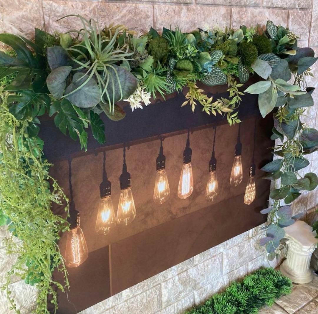 光触媒、人工観葉植物、ウォールグリーン　フェイクグリーン　壁掛け　絵画セット60