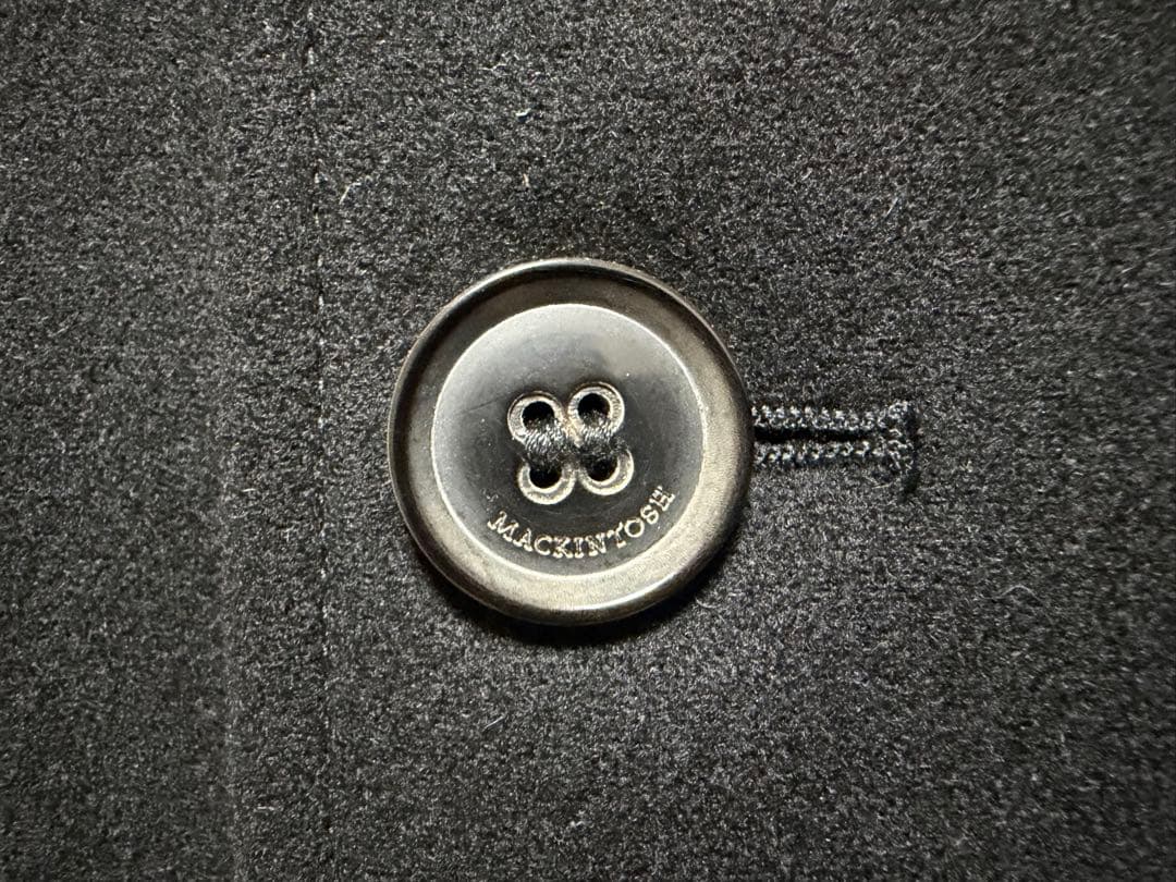 【新品】マッキントッシュ ウールショート トレンチコート ブラック 40