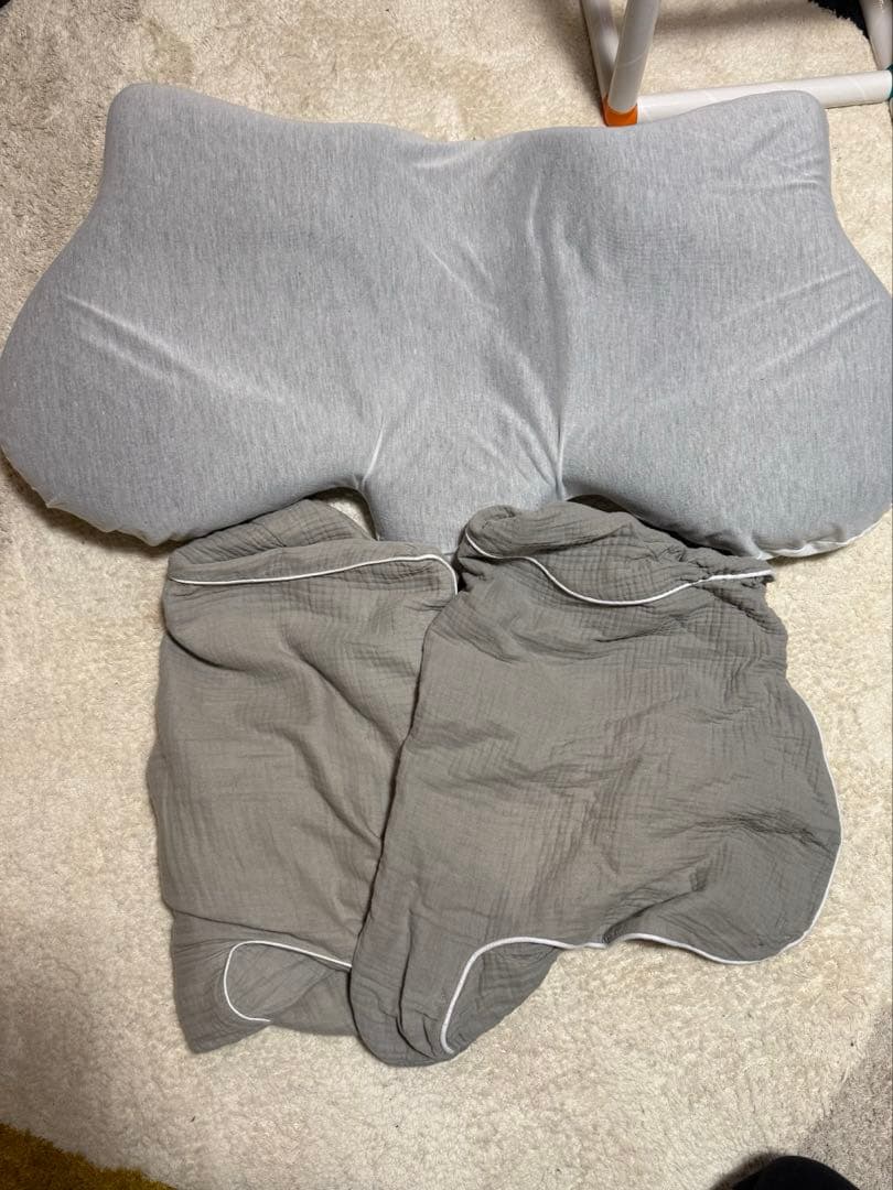 Nelture 横寝枕 MUGON2 SU-ZI カバー2枚 枕　ムゴン