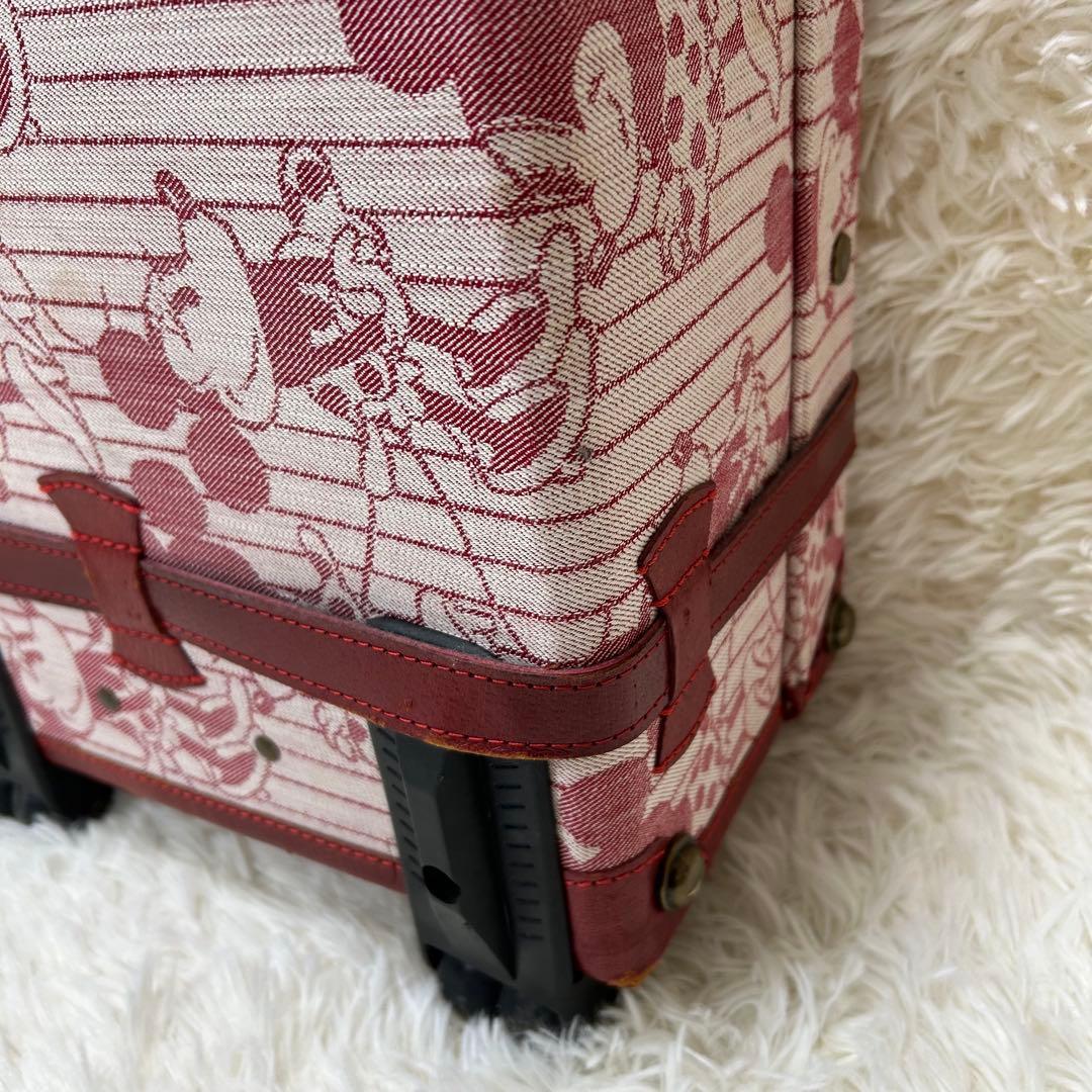[美品］ムチャチャ×Disney キャリーケース ミニー ピンク 旅行 1泊2日