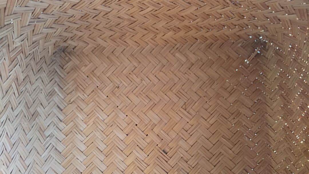 竹行李 竹籠 柳行李 大籠 収納籠 古民具 レトロ 002