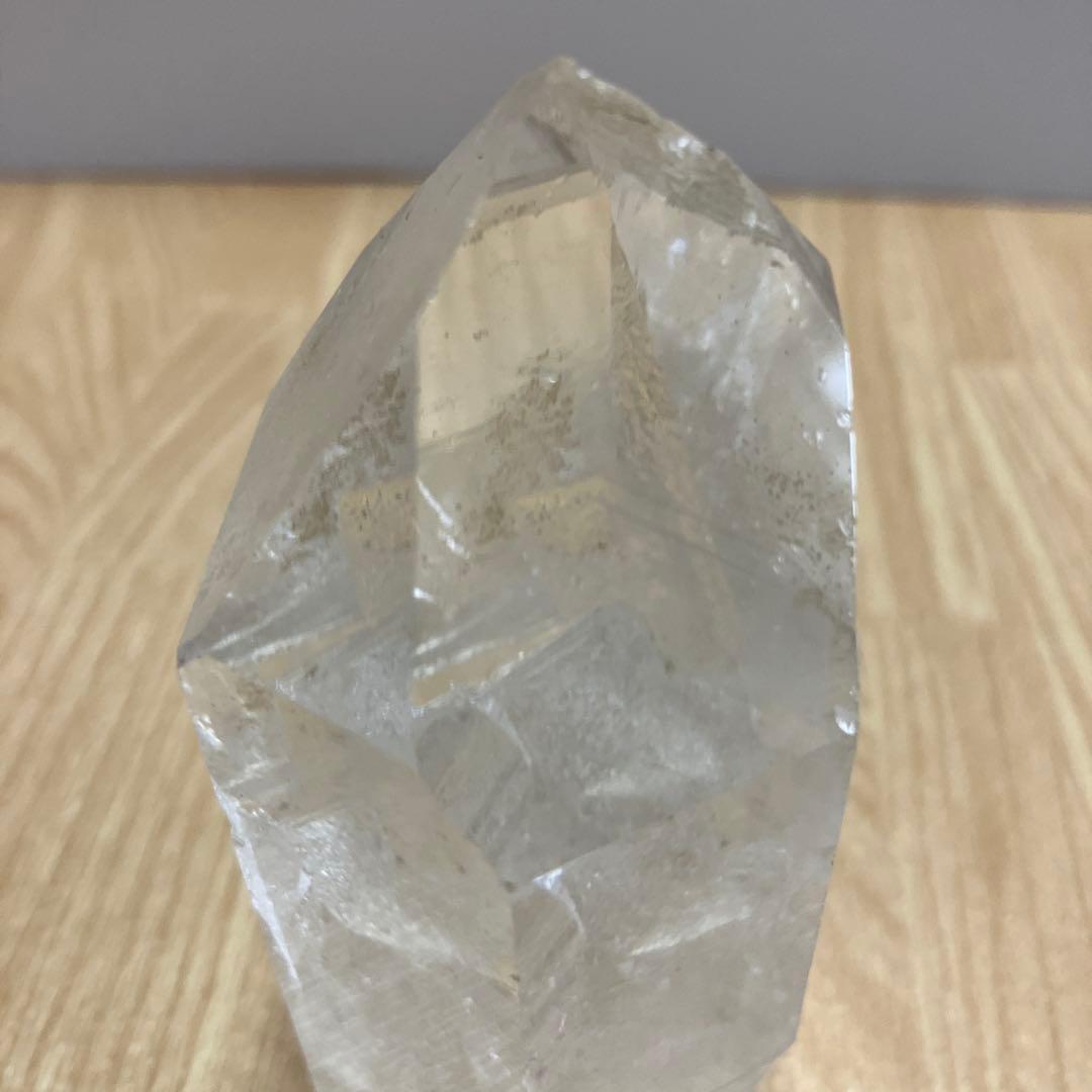 E-壁 水晶 結晶柱 鑑賞石 観賞石 誕生石 置物 飾り インテリア オブジェ