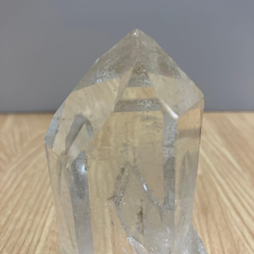 E-壁 水晶 結晶柱 鑑賞石 観賞石 誕生石 置物 飾り インテリア オブジェ