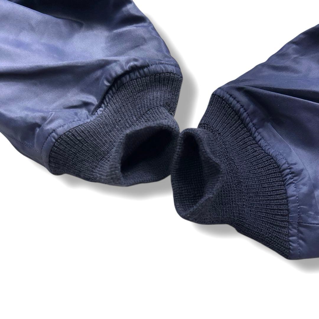 美品 バズリクソンズ L-2A フライト ジャケット ワッペン ネイビー 42