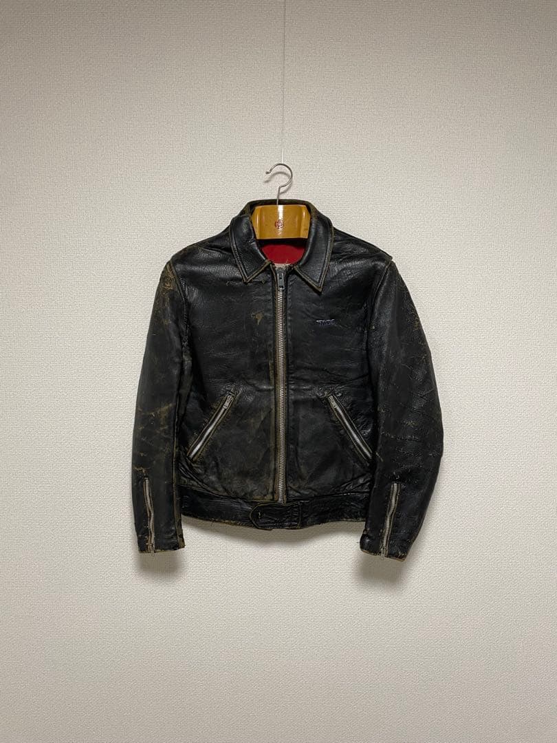 70s ルイスレザー コルセア シド ヴィシャス シングル ライダース