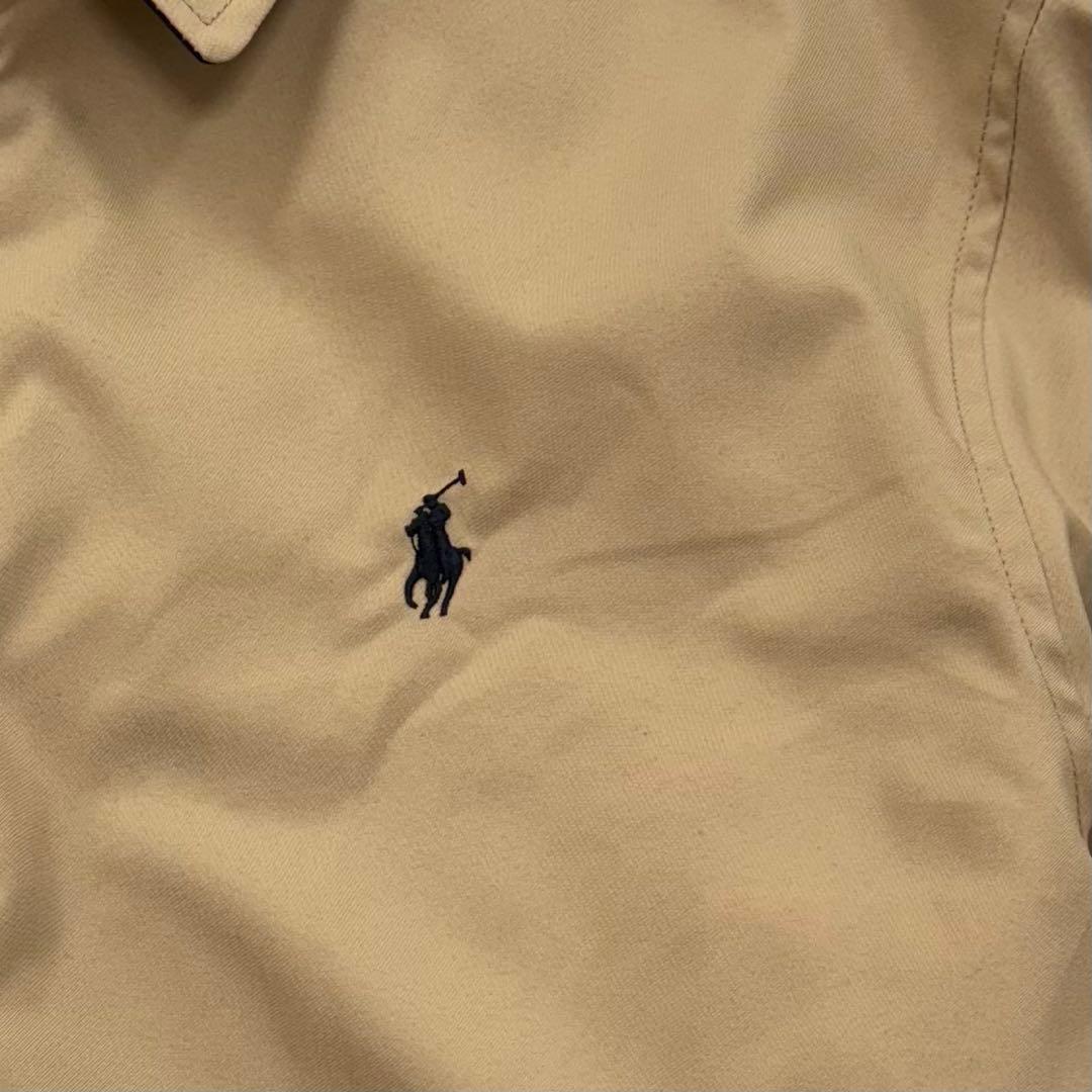 極美品✨ポロ ラルフローレン スイングトップ 黒ポニー刺繍 ベージュ L