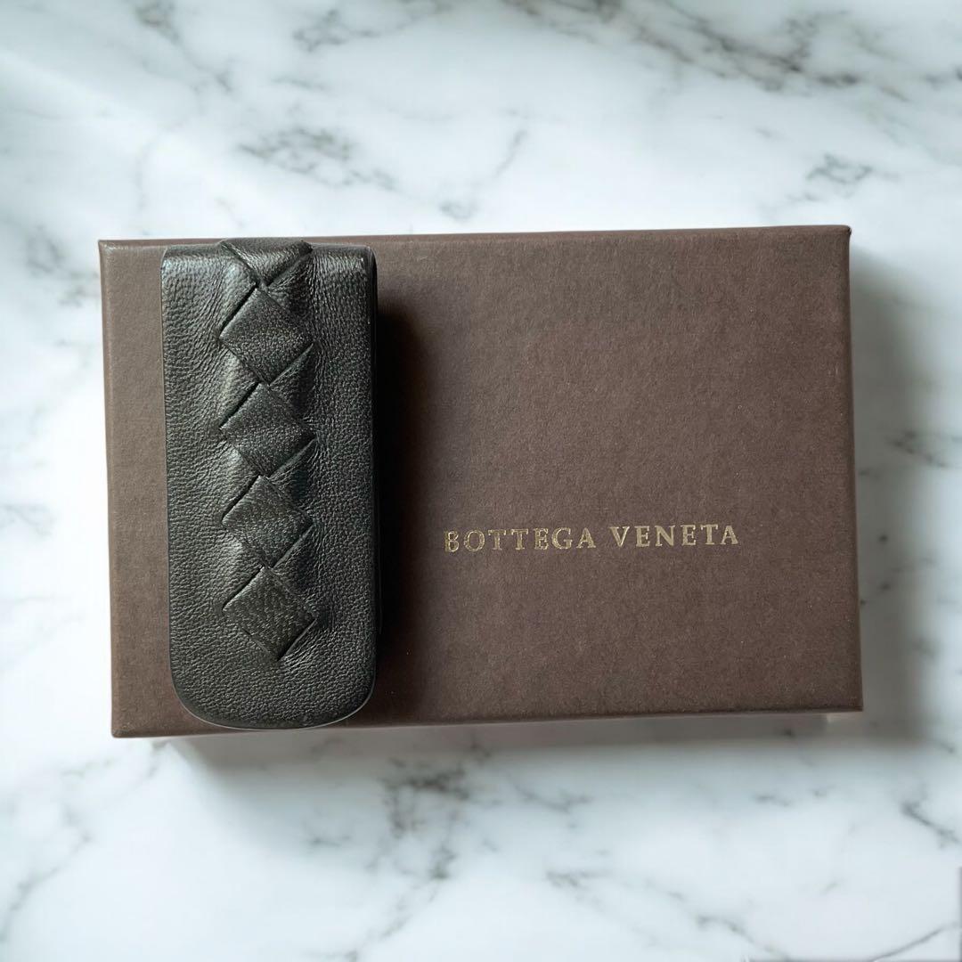 【BOTTEGA VENETA】ボッテガヴェネタ　マネークリップ　正規品ブラック