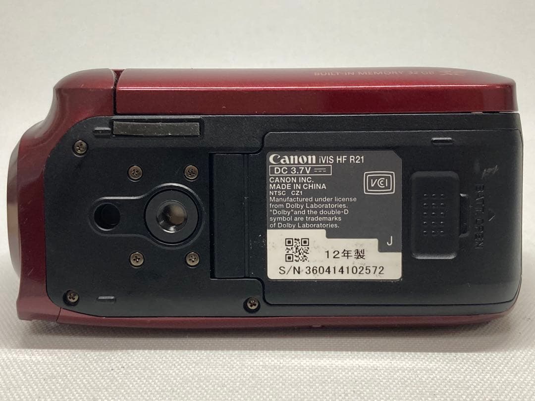 概ね美品　Canon　iVIS HF R21　ビデオカメラ　h02a124dd