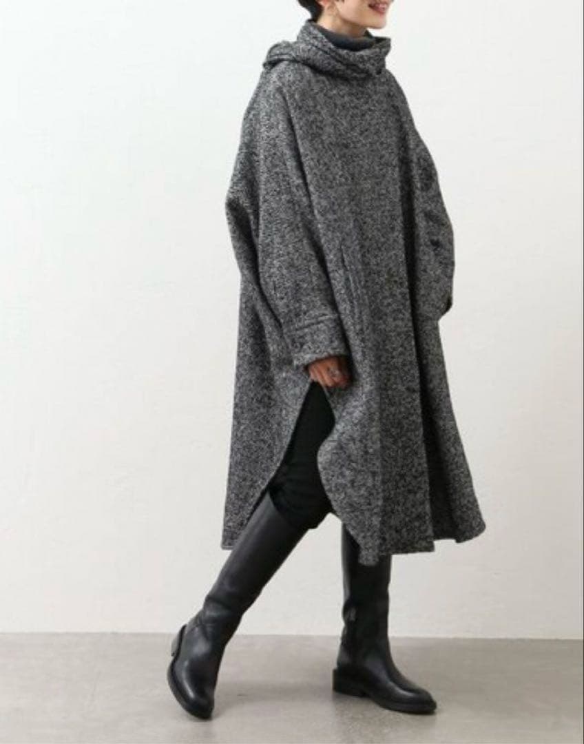 JOURNAL STANDARD ヘリンボンデザインワイドコート