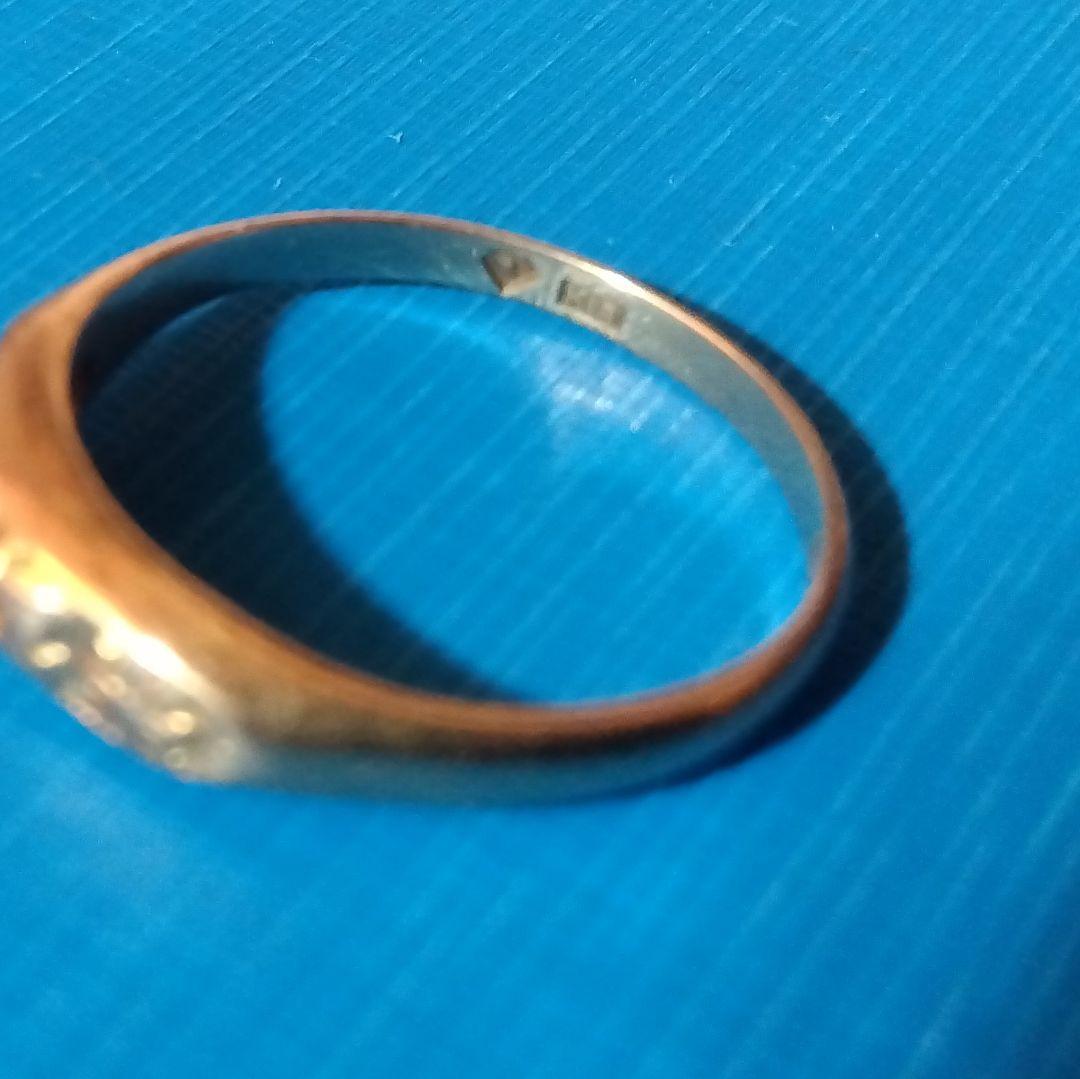 こ*う様 ダイヤモンド付き金の指輪