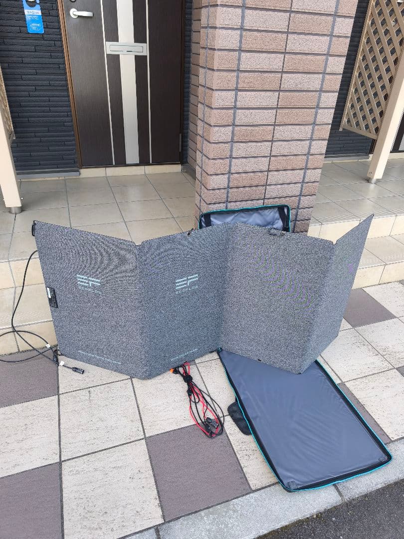 SATOちゃん ECOFLOW 片面ソーラーパネル 160w 折りたたみ