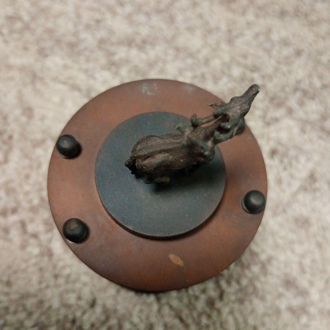 オメガ　置時計　ガラスケース　稼働品　アンティーク